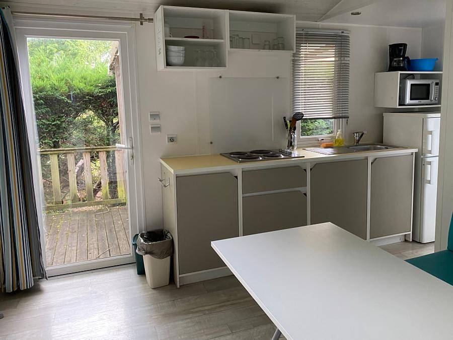 Camping d'Autun - Stacaravan 5 personen - Premium "Access" - met Tv in Autun, Autun en omgeving