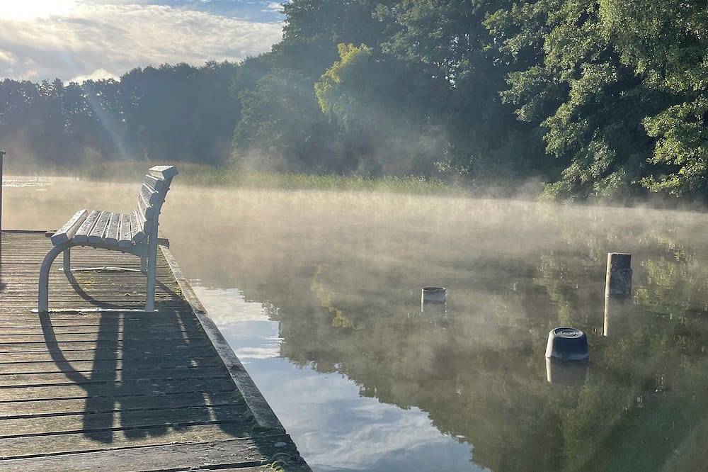 Finnhütte Wilma mit Privatstrand in Großzerlang, Rheinsberg