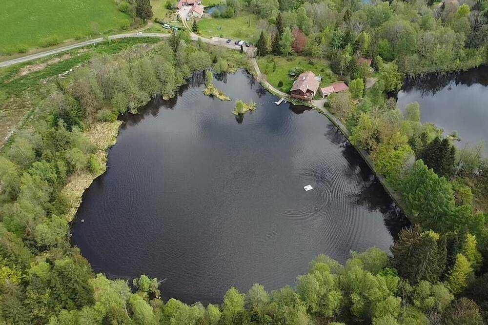 Le petit Canada private ponds Haute Vosges in Rupt-sur-Moselle, Épinal und Umgebung