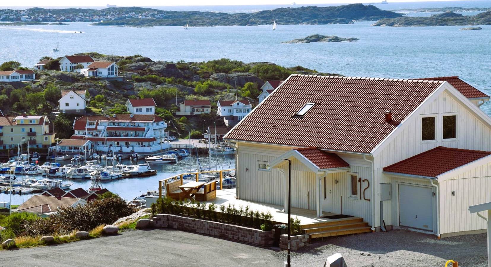 Hus för 10 Personer, med terass