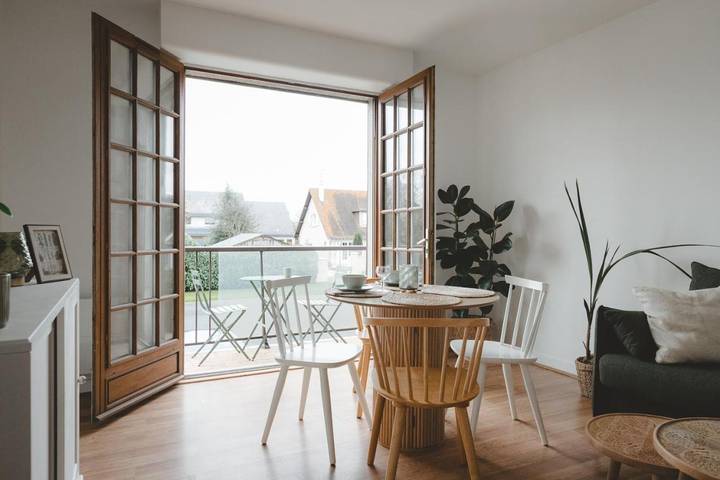 Appartement de vacances pour 4 personnes, avec vue et balcon