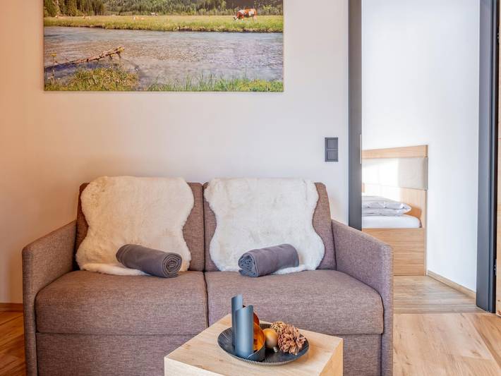 Ganze Wohnung, Luxuriöses Apartment mit Sauna an der Piste in Weißpriach, Bundesland Salzburg