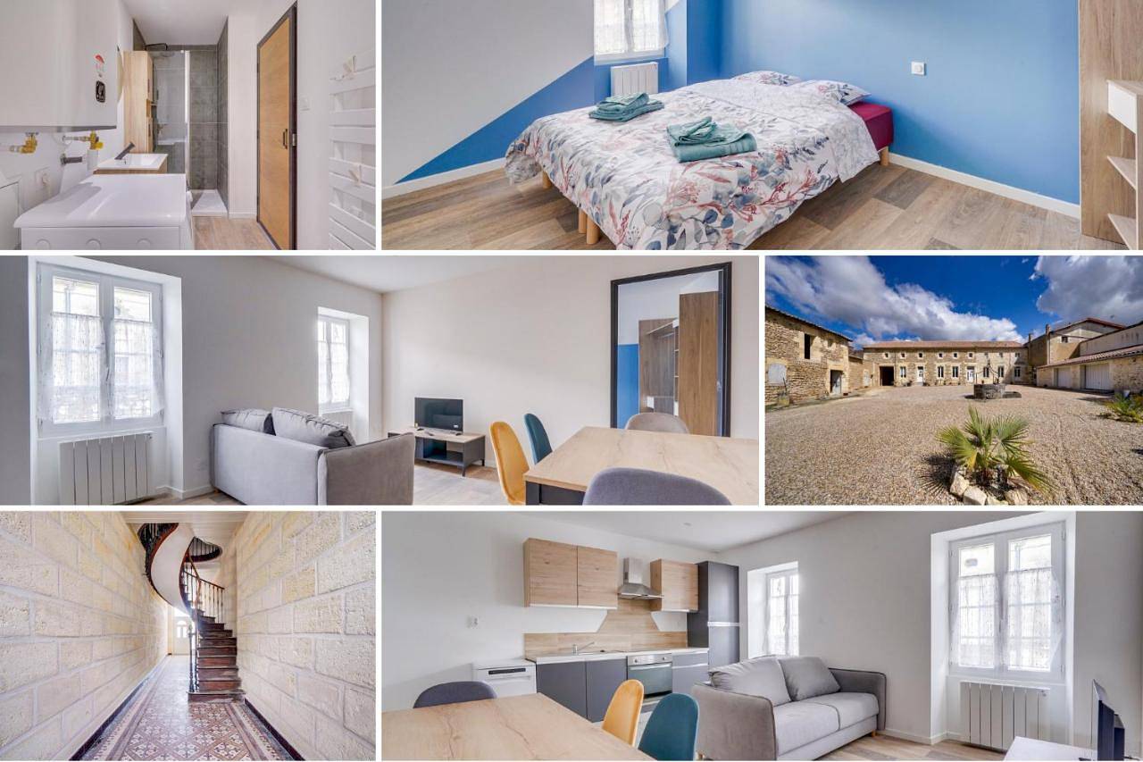 Appartement entier, One-Bedroom Apartment in Saint-Ciers-sur-Gironde, Région de Blaye
