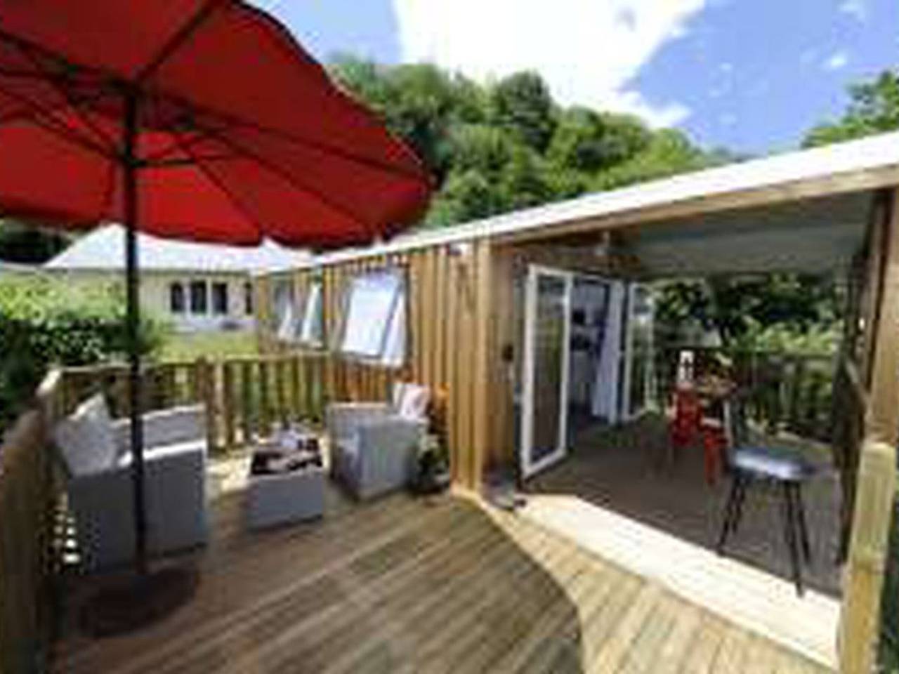 Mobilheim mit Terrasse - 2 Pers. in Estaing, Nationalpark Pyrenäen