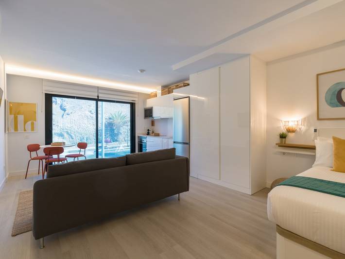 Studio pour 2 personnes, avec Jacuzzi dans La Playa de Arguineguín