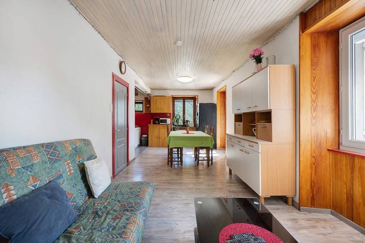 Hel lägenhet, Le Bochet Apartment – Mountain Retreat for 4 with Terrace, Parking, and Stunning Views in Montricher-Albanne, Saint-Jean-de-Maurienne region