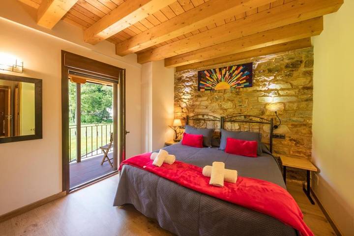 Maison de campagne pour 2 personnes, avec Terrasse et Vue à Vega de Valcarce