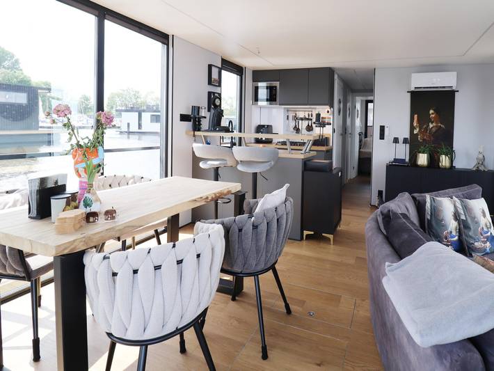 Hausboot für 4 Personen, mit Terrasse und Sauna, kinderfreundlich in Friesland - 3