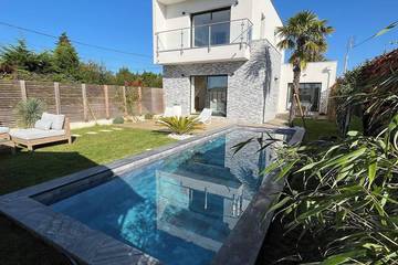 Villa pour 6 personnes, avec balcon et jardin à Saint-Palais-sur-Mer