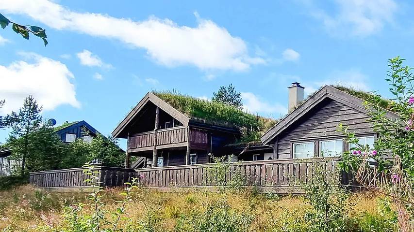 Maison de vacances pour 9 personnes, avec jacuzzi ainsi que terrasse et sauna en Norvège