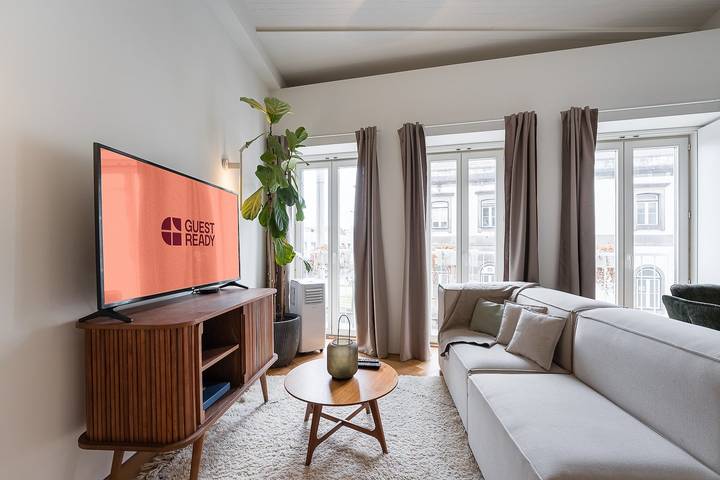 Apartamento estúdio para 2 pessoas, com varanda em Miragaia (Porto)