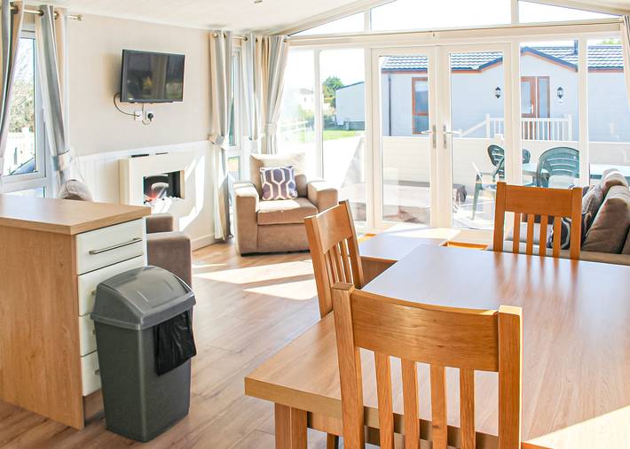 Log cabin for 4 people in Hunstanton