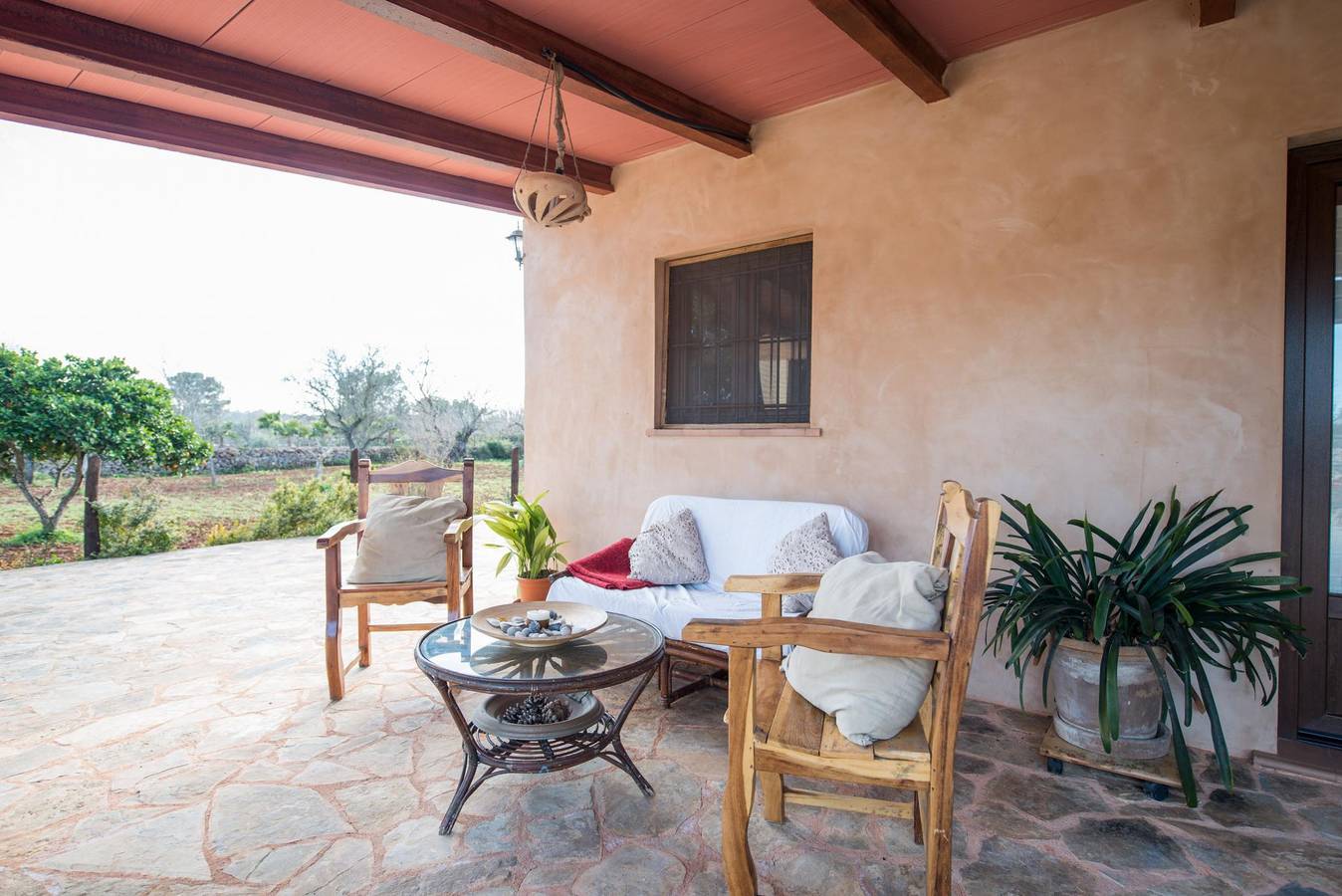 Es Mitja Davall - Ferienhaus mit Privatgarten in Sencelles. Wifi gratis in Sencelles, Mallorca Inselmitte