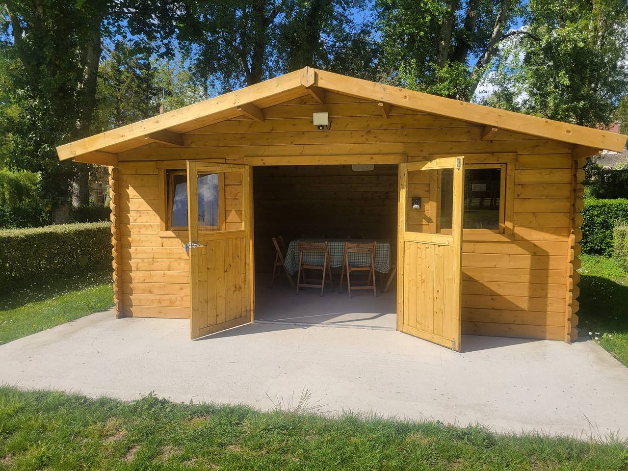 Gemütliches Holzchalet in Abilly, Frankreich – Paradies für Naturliebhaber in Abilly, Loches und Umgebung