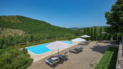 Villa per 8 Persone in Gaiole in Chianti, Chianti, Foto 1