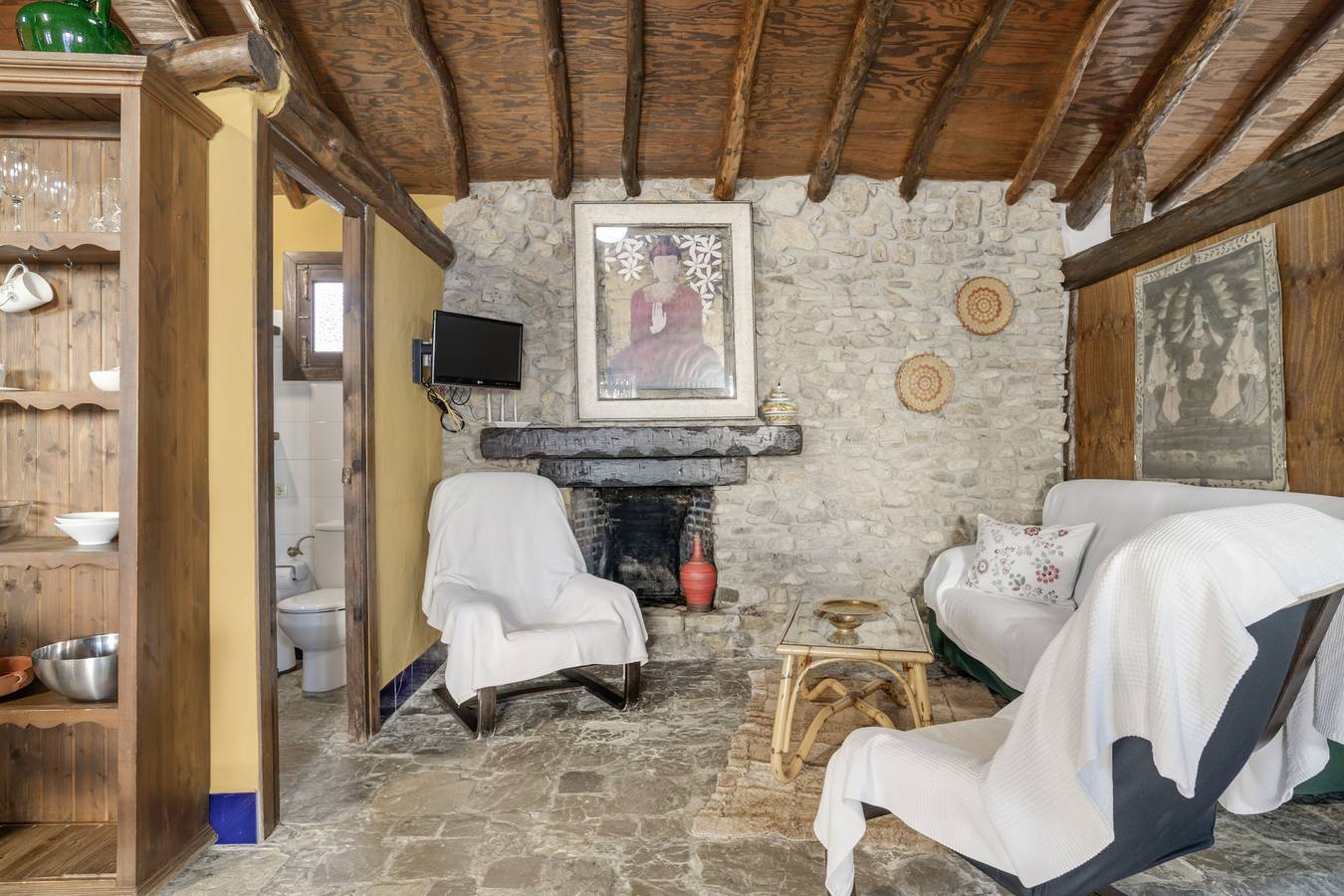 Studio « Cabaña » avec piscine privée, Wi-Fi et climatisation in Playa El Palmar, Vejer de la Frontera