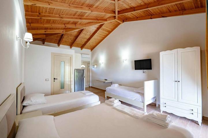 Appartement de vacances pour 4 personnes, avec Balcon et Terrasse ainsi que Jardin et Vue