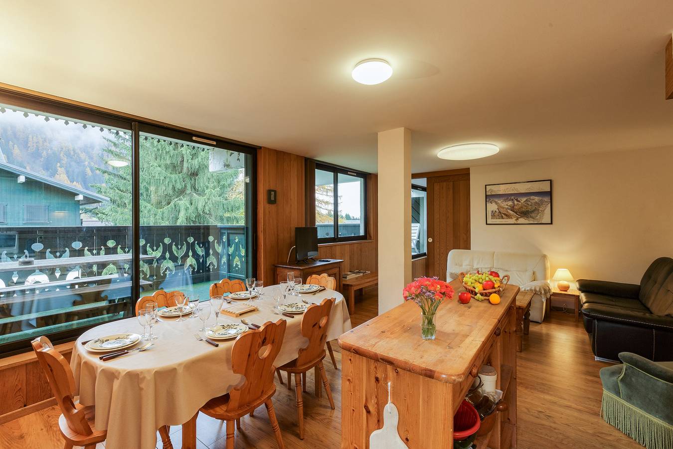 Appartement entier, Residence Montana 3Br Argentière Ski Base + Parking + View for 6 in Argentière, Chamonix-Mont-Blanc