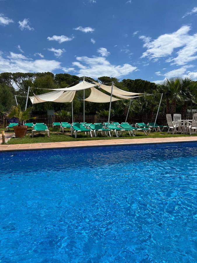 Ferienhaus für 6 Personen, mit Balkon und Terrasse sowie Garten und Pool