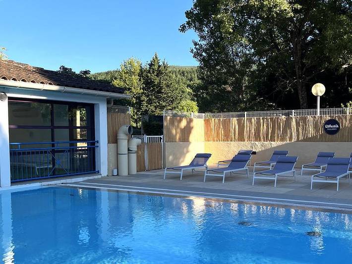 Mobil home pour 4 personnes, avec Bassin pour enfant et Piscine à Le Clapier