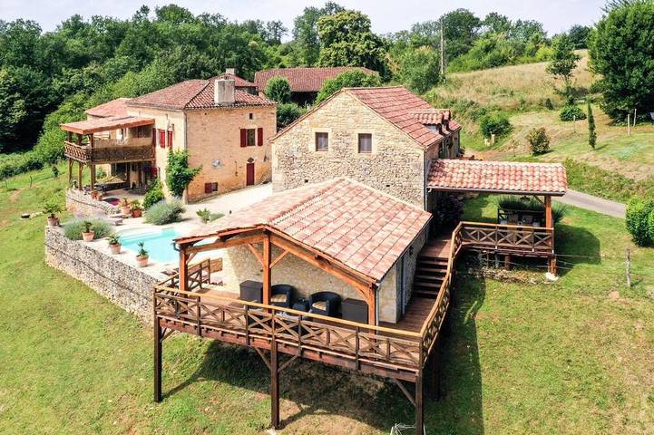 Location de vacances pour 4 personnes, avec jardin et terrasse à Montcabrier