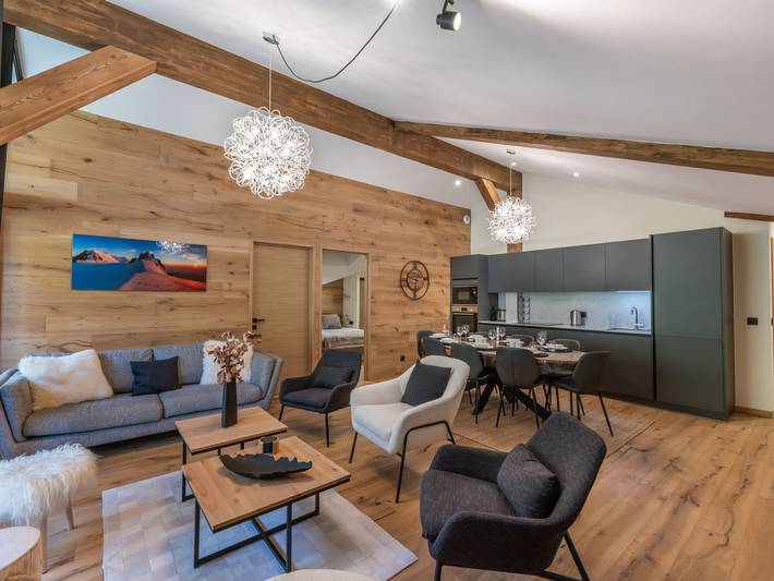 Appartement entier, Superbe penthouse à Courchevel 1650 avec cheminée, 3 chambres in Courchevel 1650 (Moriond), Saint-Bon-Tarentaise