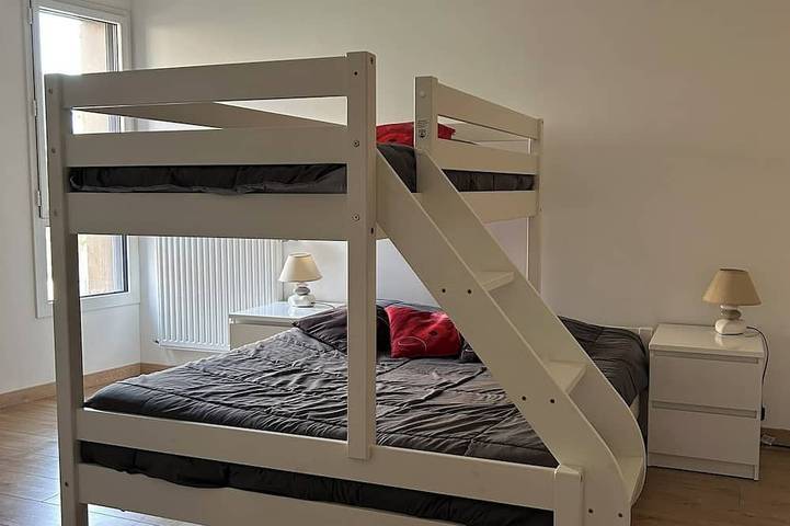 Gîte pour 4 personnes, avec balcon dans Plage du Prieuré - 2