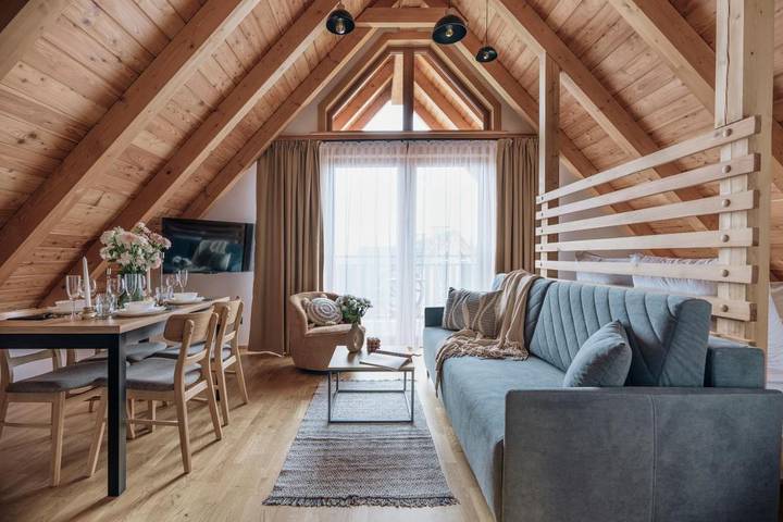 Apartament wakacyjny dla 5 osób, z widok i taras, zwierzęta dozwolone w Karpaty (Polska)