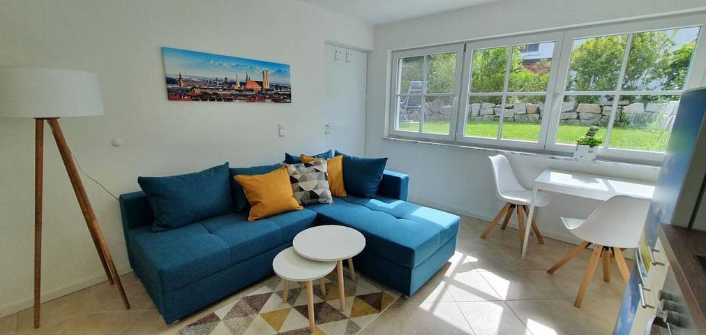 Gîte pour 3 personnes, avec Terrasse et Jardin à Wolfersdorf (Bavière)