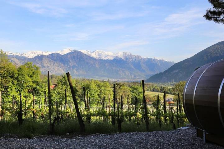 Location de vacances pour 2 personnes, avec Terrasse et Vue à Maienfeld