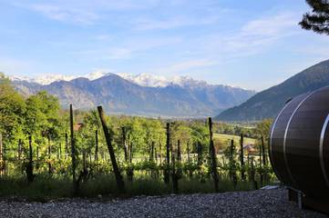 Location de vacances pour 2 personnes, avec vue et terrasse à Maienfeld