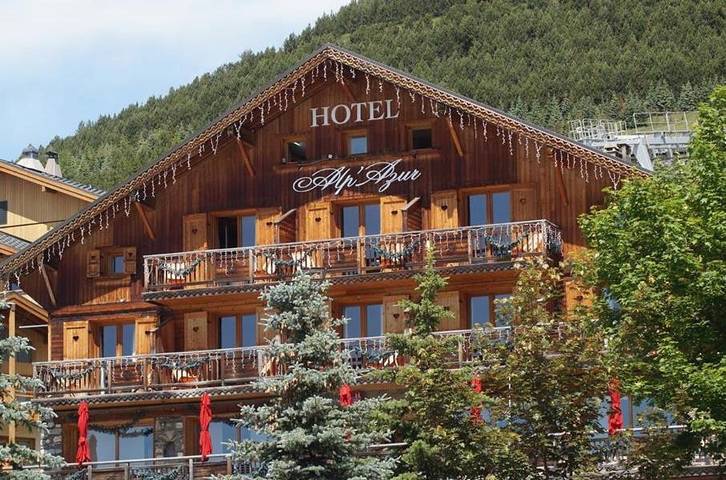 Hôtel pour 2 personnes, avec Balcon ainsi que Terrasse et Vue à Huez