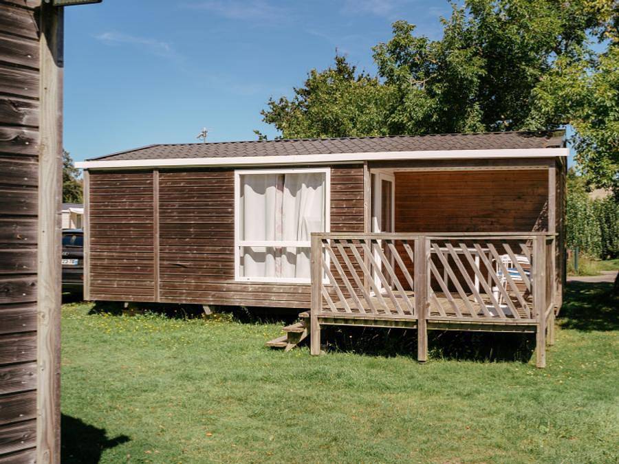 Flower Camping Le Kerarno - Mobilhome 4 personnes - Confort 22m² - 2 chambres - Terrasse semi-couverte - Tv - lave-vaisselle in Saint-Philibert, Côte des Mégalithes