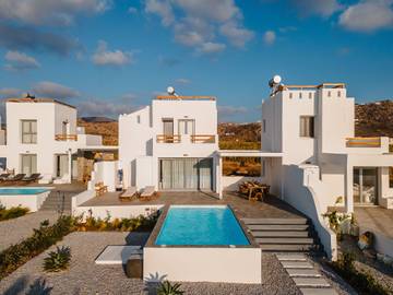 Villa für 6 Personen, mit Terrasse und Garten auf Naxos