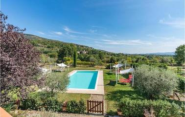 Gîte pour 4 personnes, avec jardin ainsi que piscine et vue à Loro Ciuffenna