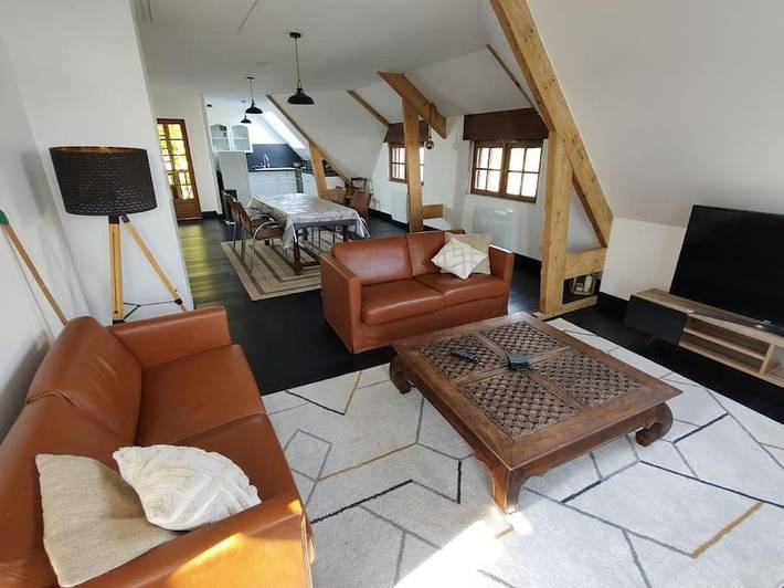 Gîte pour 5 personnes, avec Balcon à Beauchamps
