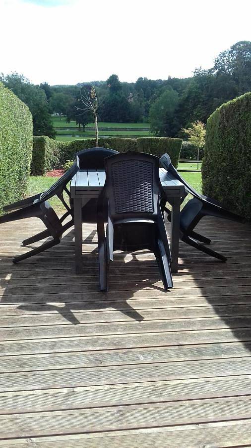 Appartement de vacances pour 4 personnes, avec Terrasse ainsi que Jardin et Vue
