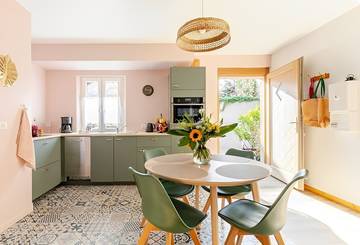 Gîte pour 4 personnes, avec terrasse, animaux acceptés à Dambach-la-Ville