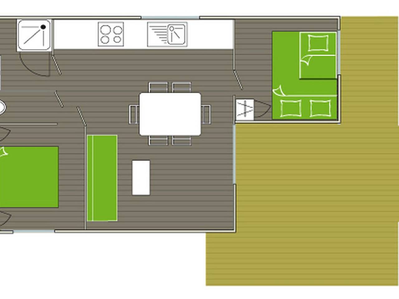 Chalet con Ac - 7 pers. in Villecroze, Region de Draguignan