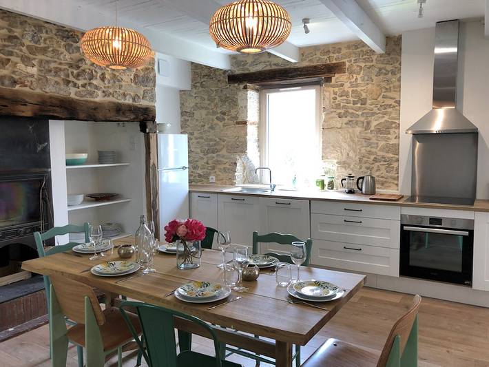 Gîte pour 6 personnes, avec Balcon ainsi que Terrasse et Jardin dans le Lot - 4