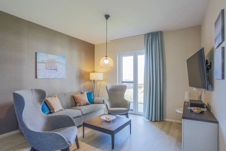 Vakantiewoning voor 4 personen, with sauna and terras as well as uitzicht op het meer in Fischland