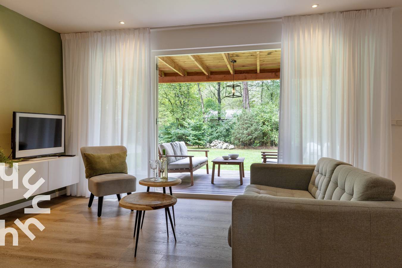 Schönes 4 Personen Waldhaus mit einem schönen Garten Drenthe in Koekange, Drenthe