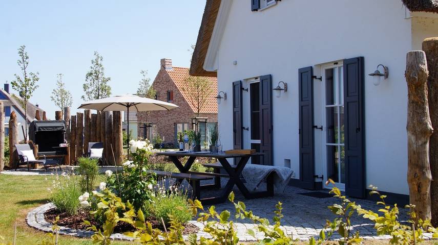 Ferienhaus für 5 Personen, mit Terrasse und Sauna sowie Garten in Wismarer Bucht