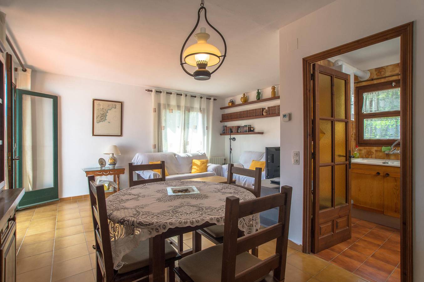 Ganze Wohnung, W-1 Maisonettewohnung mit grosse Terrasse in Calella de Palafrugell, Palafrugell