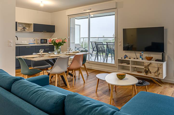 Appartement de vacances pour 6 personnes, avec terrasse à Vannes