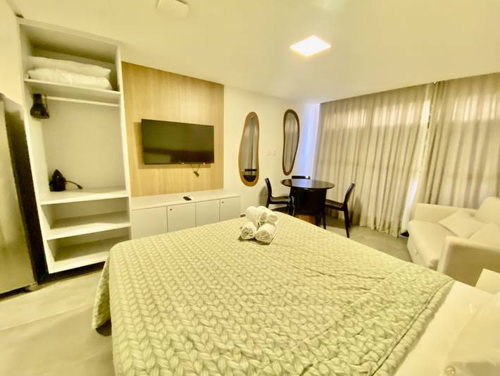 Ganze Wohnung, Ferienwohnung für 4 Personen mit Balkon in Cabo Branco, João Pessoa