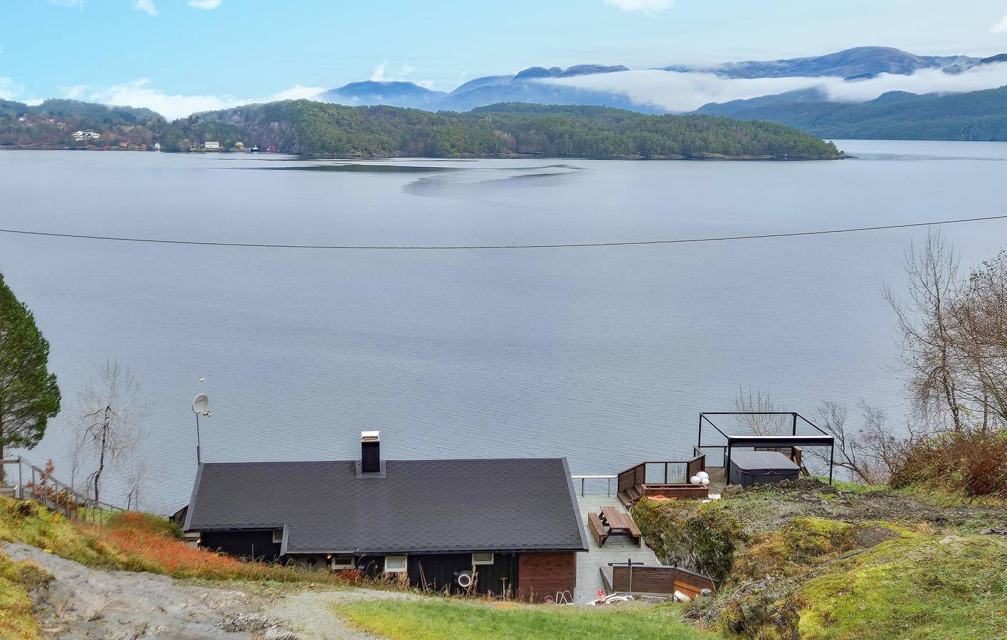 Ferienhaus für 5 Personen mit Terrasse in Kvam herad