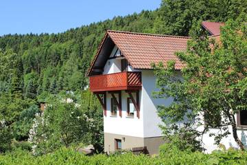 Ferienwohnung für 4 Personen, mit Seeblick und Balkon sowie Balkon/Terrasse im Thüringer Wald