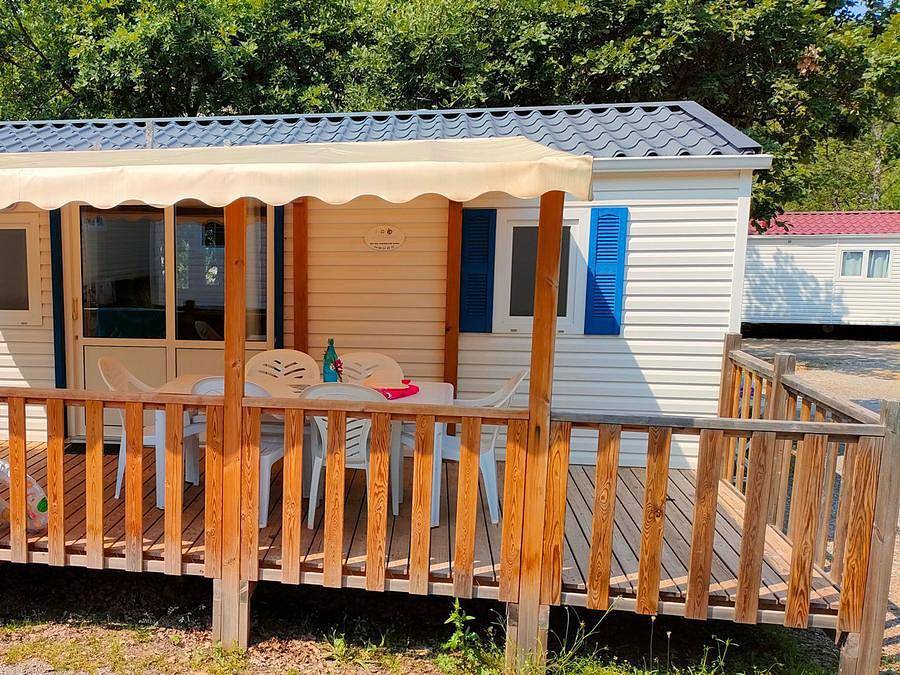 Camping Tikayan Rives du Lac de Sainte Croix - Mobilhome 8 personnes - Texas. Eco in Bauduen, Région de Brignoles