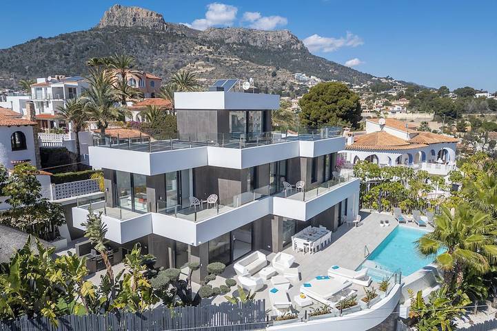 Villa für 8 Personen, mit Whirlpool und Garten sowie Sauna in Calpe